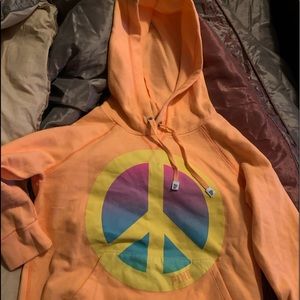 Victorias secret peace sign hoodie